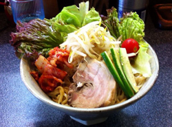 冷やしサラダそば